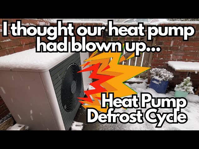 Heat pump defrost cycle - what happens? I thought our heat pump had blown up!
