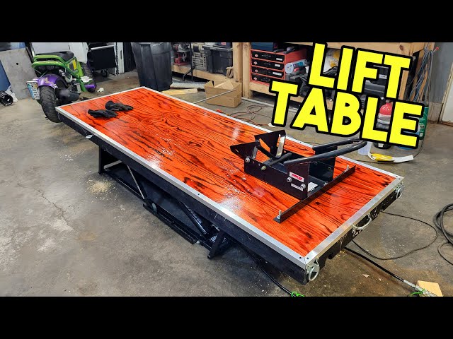 How to build a motorcycle lift using Quickjacks; Part 1