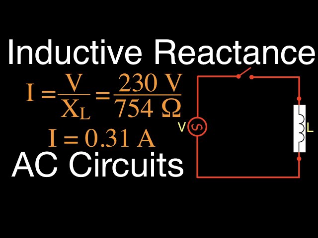 RLC Circuits (9 of 19), Calculating Current in a Inductive Circuit