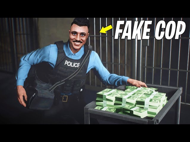 Robbing Banks as Fake Cop in GTA 5 RP..