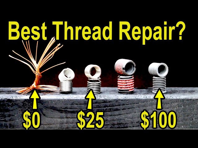 Best Damaged Thread Repair? Let’s Settle This! Heli Coil, TIME-SERT, E-Z LOK, JB Weld, HHIP, Loctite