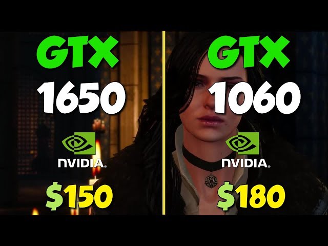GTX 1650 vs GTX 1060 Test in 9 Games