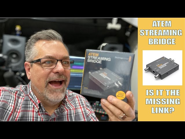 ATEM STREAMING BRIDGE UNBOXING and NETWORK LATENCY TEST