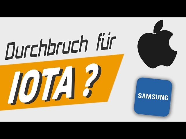 IOTA & Apple + Samsung Pay: Bezahlen mit MIOTA