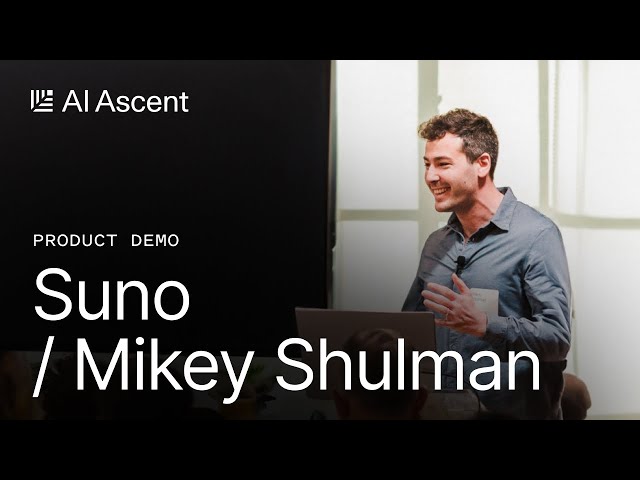 Text-to-music AI generation with Suno co-founder Mikey Shulman