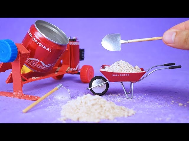 Amazing Mini Construction Tools made with soda cans
