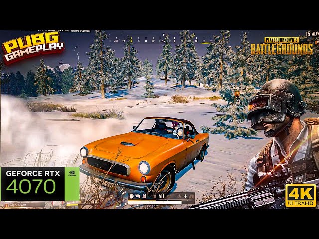 🥇 PUBG PC: Insane 4K Gameplay with RTX 4070 - Unstoppable!