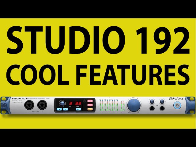 Presonus Studio 192 Review Part 3: Studio One Integration and Remote Control
