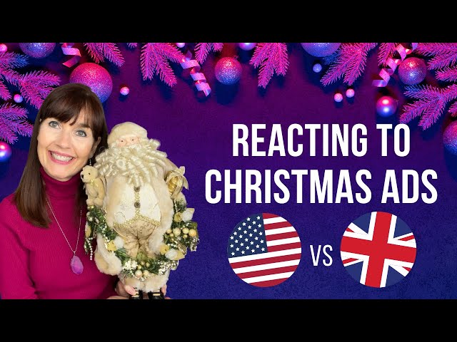 American Reacts to British Christmas Adverts & American Ads