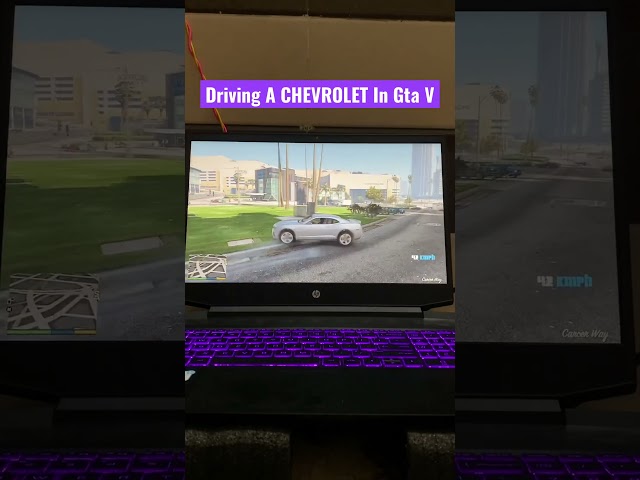 Driving A Chevrolet In Gta 5 #electrolive #gta5 #hppavillion #gaming #gta #mclaren #shortsvideo