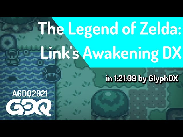 The Legend of Zelda: Link's Awakening DX by GlyphDX in 1:21:09- Awesome Games Done Quick 2021 Online