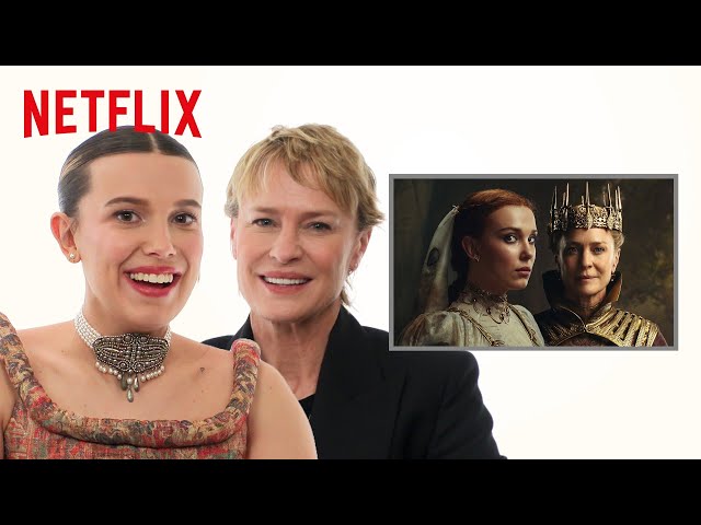 Millie Bobby Brown and Robin Wright on Taking Strong Female Roles | Damsel | Netflix