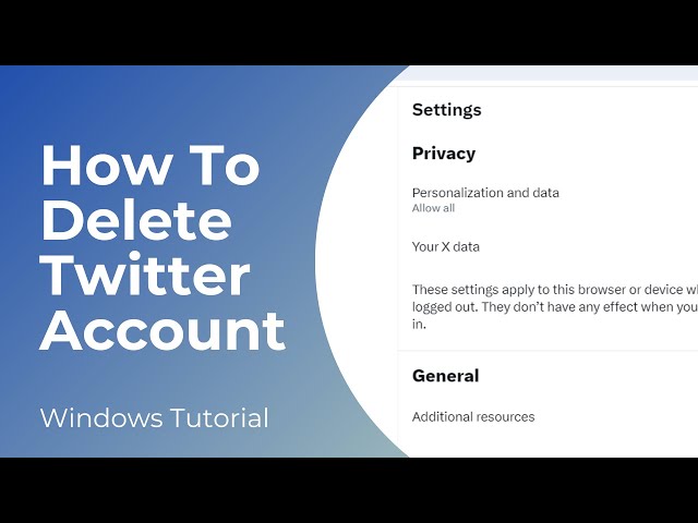 How To Delete Twitter Account Permanently (Full Tutorial)