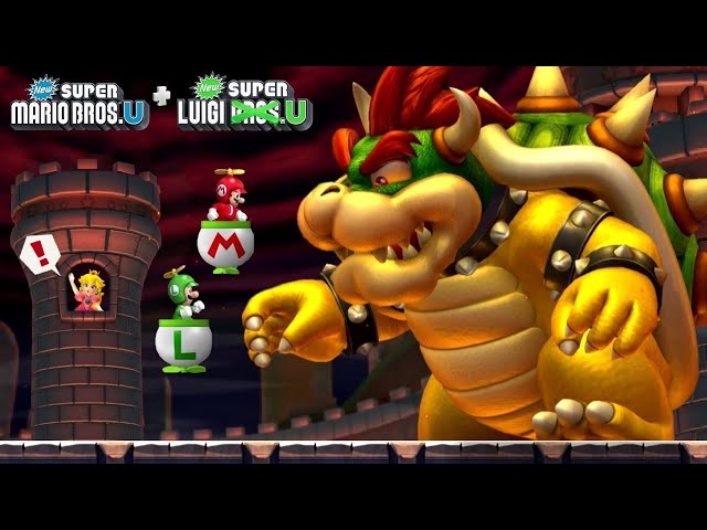 New Super Mario & Luigi Bros U - Full Game 2-Player Walkthrough