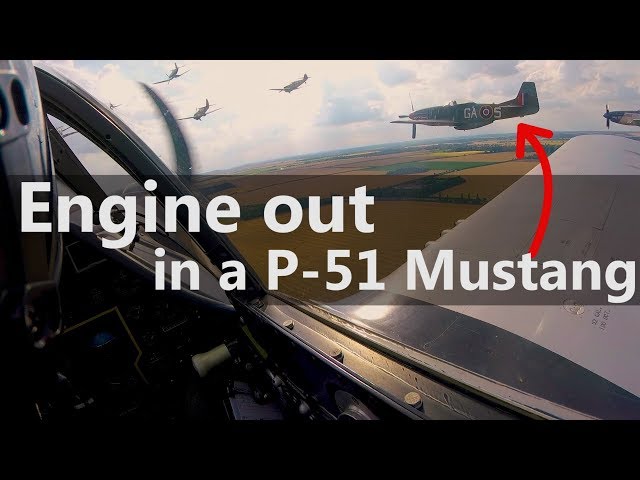 P-51 Engine Out, Off-Airport Landing - clip