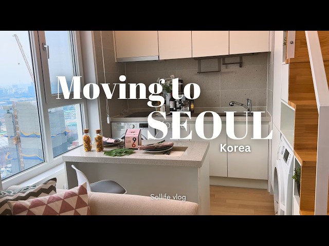 Moving to Seoul Korea | Apartment hunting, 12 House tours, Snowy Days, Cafe hopping | VLOG