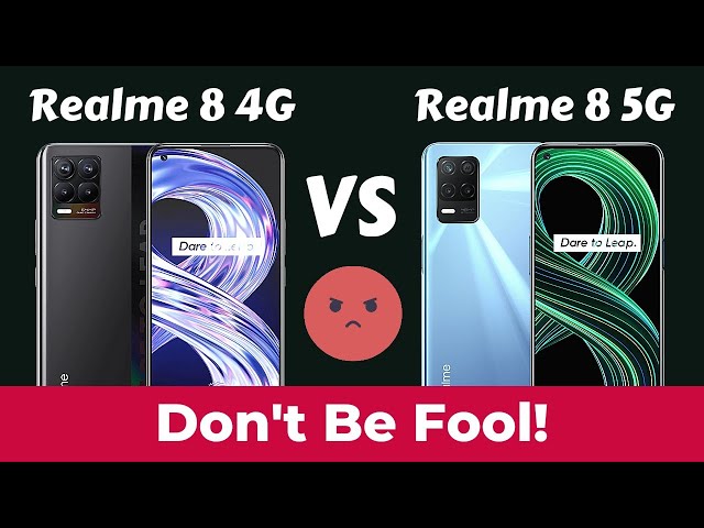 Realme 8 vs Realme 8 5G | Who Is The Best Mobile Phone?