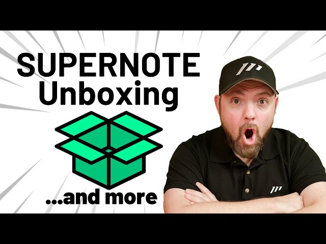 Unboxing of Supernote (reMarkable alternative) and more with Tom Solid