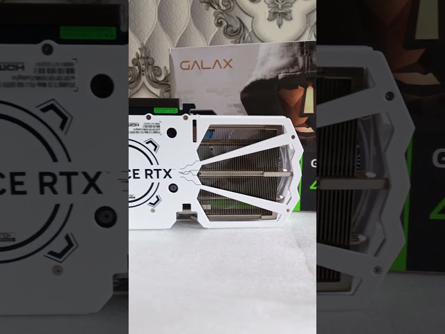 GALAX GeForce RTX 4060 Ti 8GB EX White 1-Click OC - Unboxing #rtx4060ti  #galax #nvidia #shorts