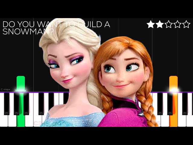 Frozen - Do You Want To Build A Snowman | EASY Piano Tutorial