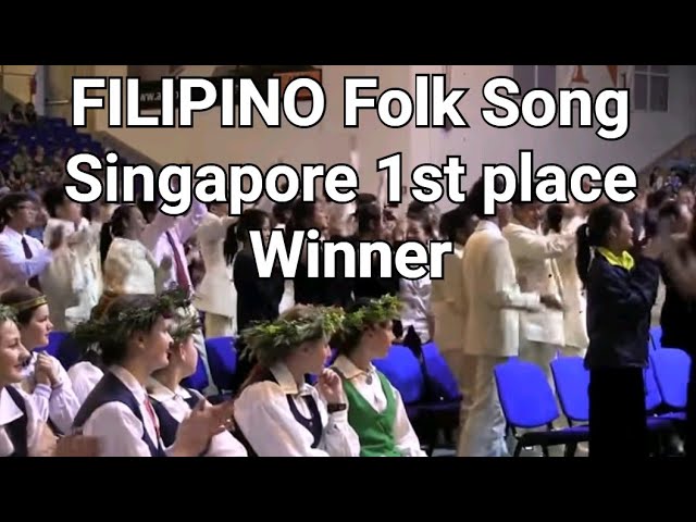 Singapore With Philippine Song (ROSAS PANDAN) 1st Place Winner