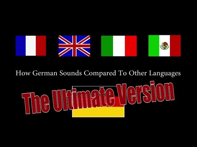 How German Sounds Compared To Other Languages (Ultimate / Full Version) || CopyCatChannel