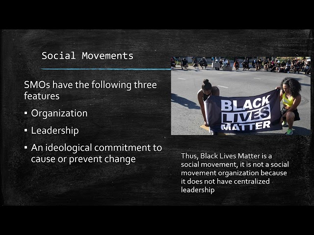 Sociology of Poverty: Lecture 14.1 Organizing for Change