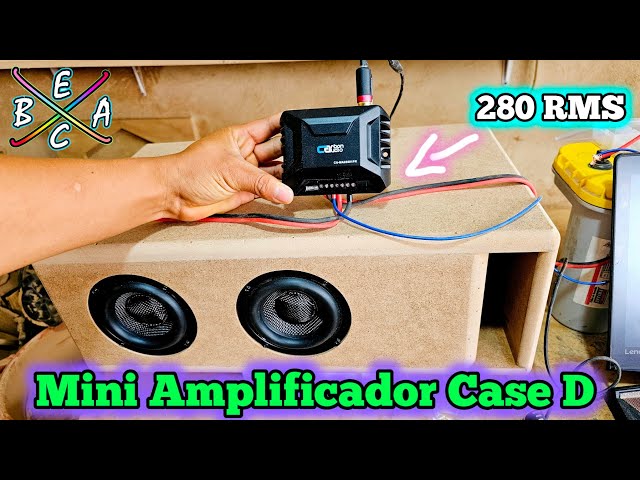 Amplificador Poket Nano 280 RMS - Mini Equipo de Car Audio DEMO
