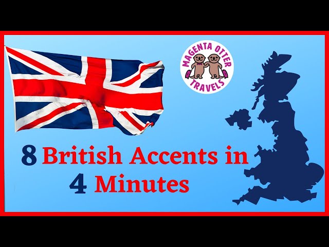 English vs American Accents - British vs American accent - 8 British accents in 4 minutes #funny