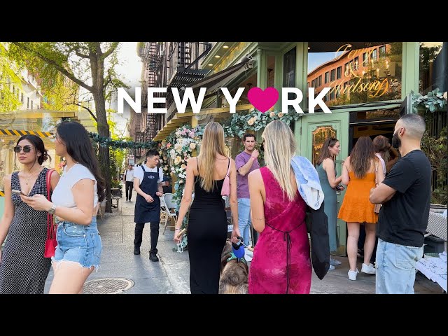 [4K] New York City: Friday Evening Vibes in West Village💃🥳 Aperitivo at Dante🍹🍸Apr. 2023