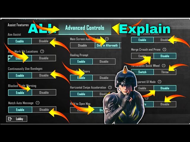All New Basic To Advance Control Settings Guide | Bgmi tips And tricks |