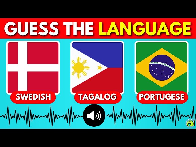Guess The Language By Voice 🗯️🗣️ LANGUAGE QUIZ