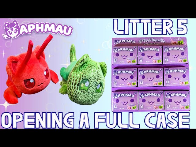 Aphmau MeeMeows Plush Litter 5 Under The Sea - New! | Adult Collector Review