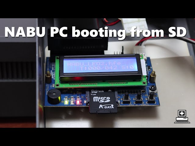 NABU PC booting CP/M from HFE image