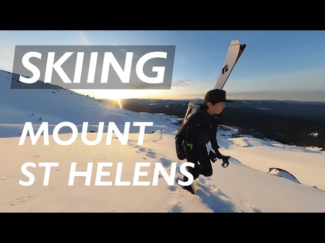 Mt St Helens | Climbing and skiing a volcano in winter
