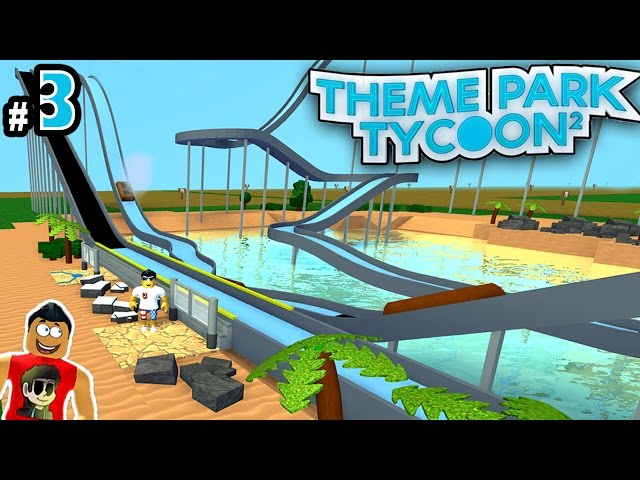 Theme Park Tycoon! Ep. 3: Log Flume Ride!! | Roblox