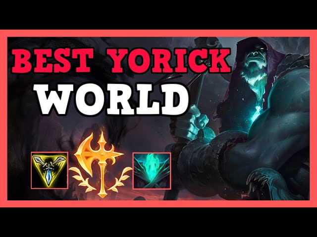RANK 1 Yorick strategy! How to carry any elo! | Learn to split push properly!