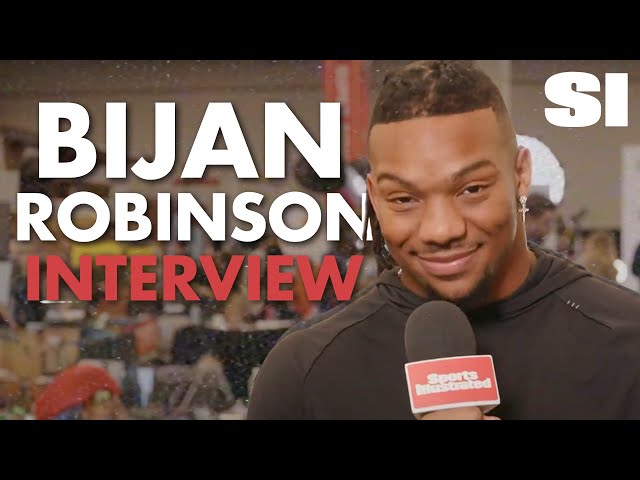Bijan Robinson Full Interview | Super Bowl LVIII | Sports Illustrated