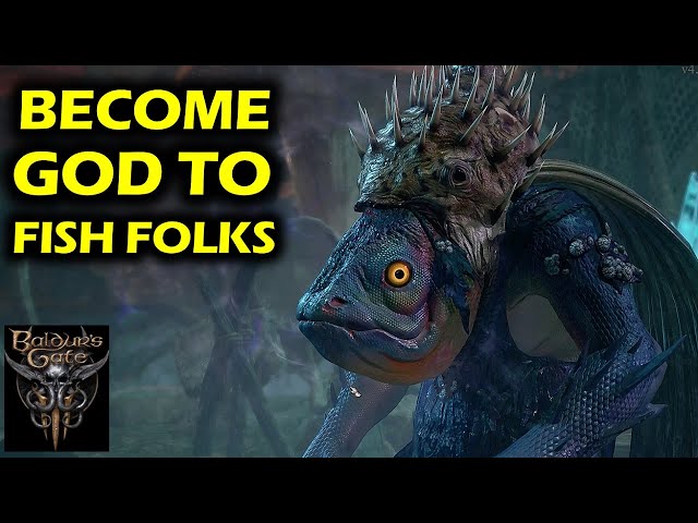 Festering Cove: Underdark Secret Area (Become God to Fish Folks) | Baldur's Gate 3