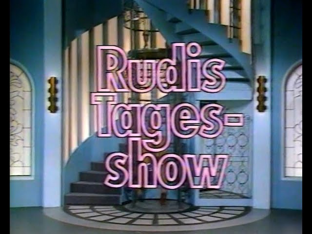 ARD 28.12.1981 - Rudis Tagesshow mit Ansage