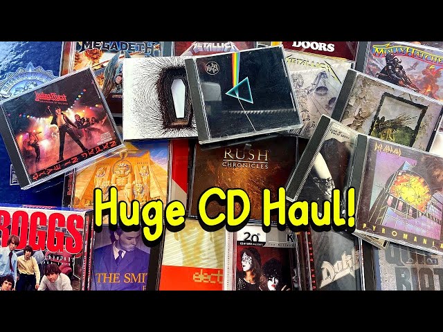 Huge Music CD Haul of Metal Rock Pop - Don't Pass These Up at the Thrift Store!