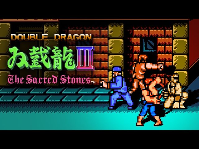 Double Dragon III: The Sacred Stones (1991) NES - 2 Players [TAS]
