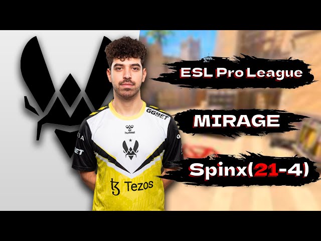 CS2 POV Spinx (21-4) vs Sharks (MIRAGE) - ESL Pro League Season 19