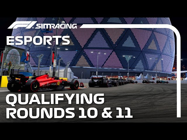 LIVE Qualifying I F1 Sim Racing World Championship 2023/2024 I Round 10 & 11 I Las Vegas & Lusail