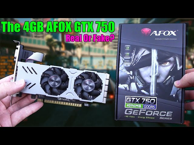 Is It Legit? - The AFOX 4GB GTX 750 - The Only 4GB 750 Ever Made?