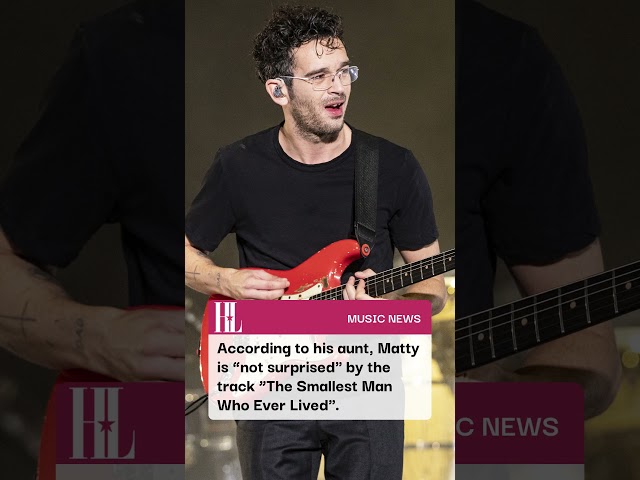 How is Matty Healy feeling about Taylor Swift's song "The Smallest Man Who Ever Lived"?