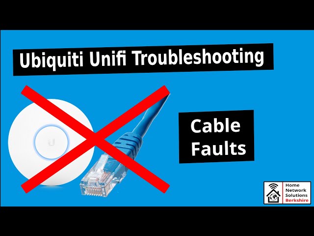 Ubiquiti Unifi Fault Finding - Cable faults and how to spot them