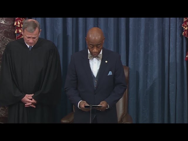 Sen. Chaplain Barry Black gives poignant prayer during possibly the last day of impeachment hearing