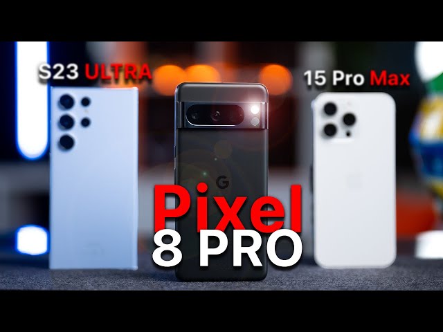 Pixel 8 Pro ⚔️ S23 Ultra ⚔️ 15 Pro Max 🤯 MEGA COMPARISON!