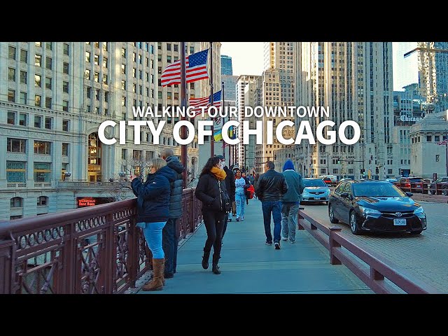 CHICAGO TRAVEL - WALKING TOUR(10) Downtown Randolph Street, Michigan Avenue, Millennium Park, Travel